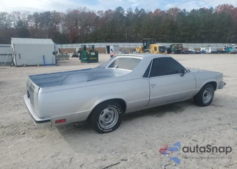 1985 Chevrolet El Camino из США, поврежденный, VIN 3GCCW80Z4FS916478